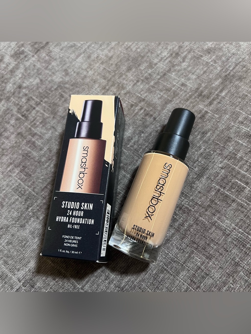 smashbox studio skin 24 hour hydra foundation 2.16 light warm golden